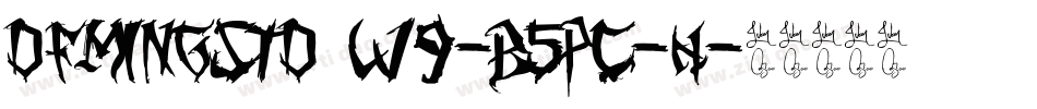 DFMingStd W9-B5pc-H字体转换